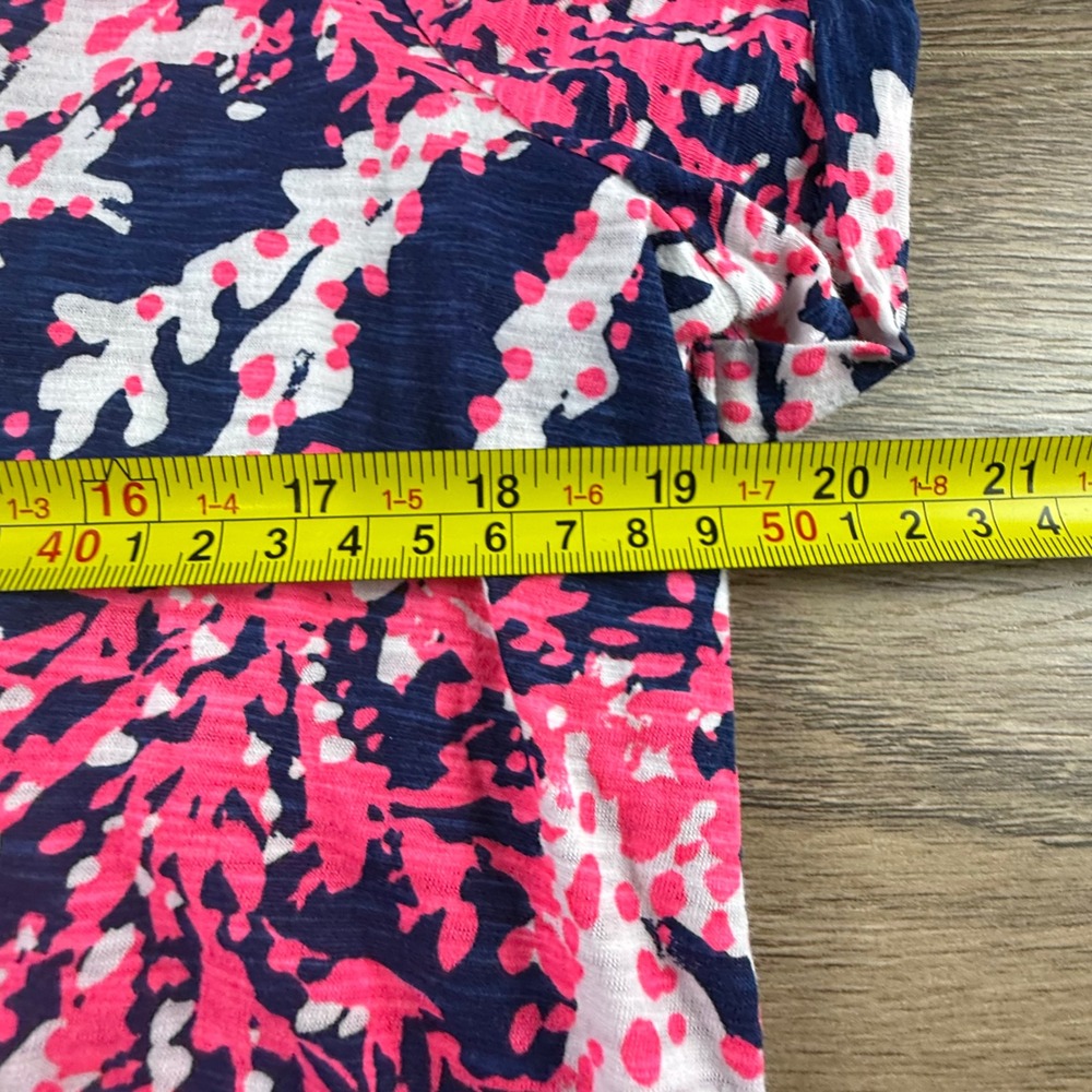 Lilly Pulitzer Jessica Short Sleeve Dress Nauti Navy Beyond The Sea, XL Preppy - Picture 4 of 14